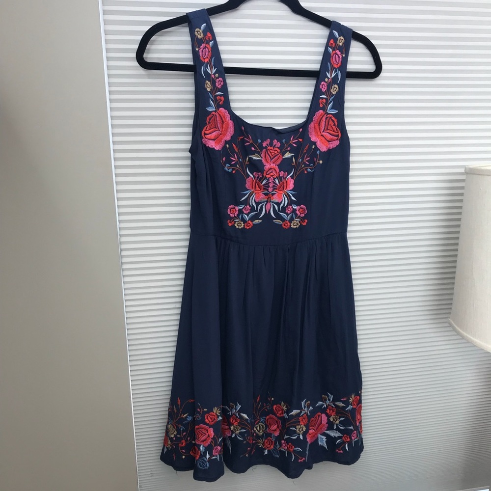 ModCloth Judy Blue Skies Dress in Cobalt